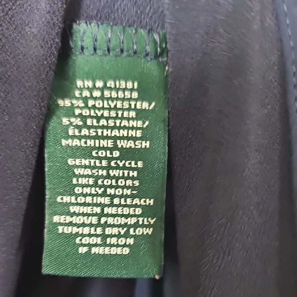 Lauren Ralph Lauren Classy Casual Navy Blue Buttoned Tunic XXL - Picture 9 of 10